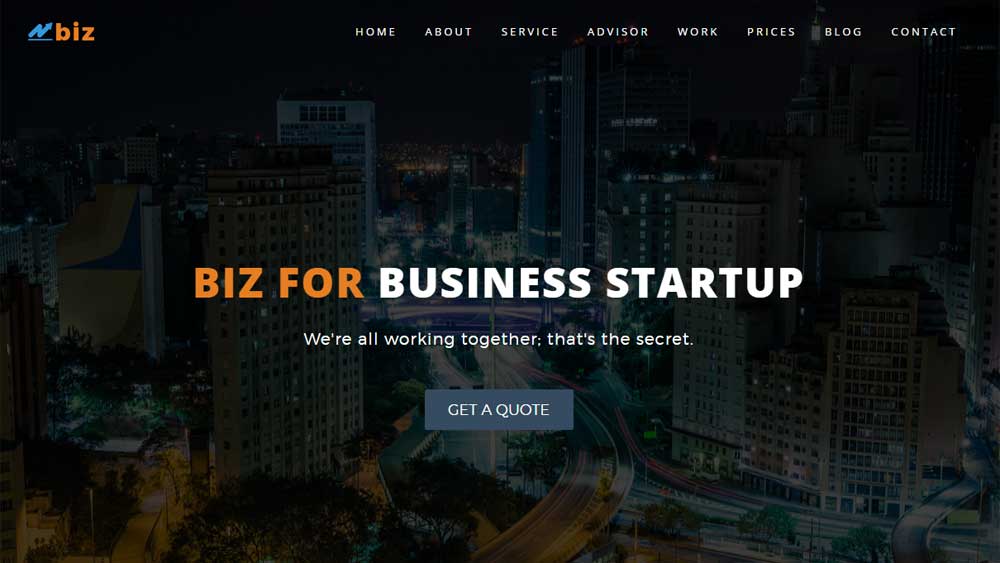 business website design