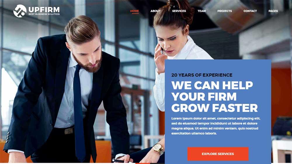 business website design