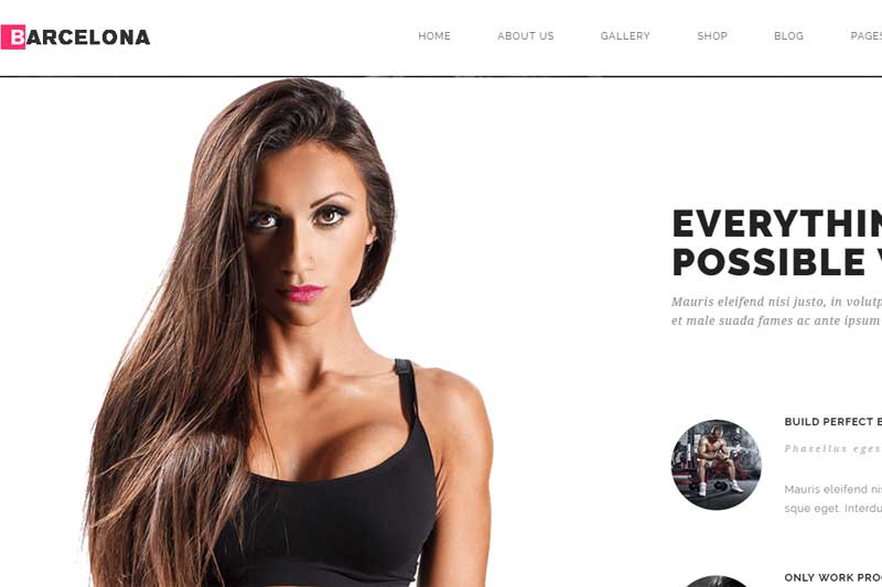 health web design sample